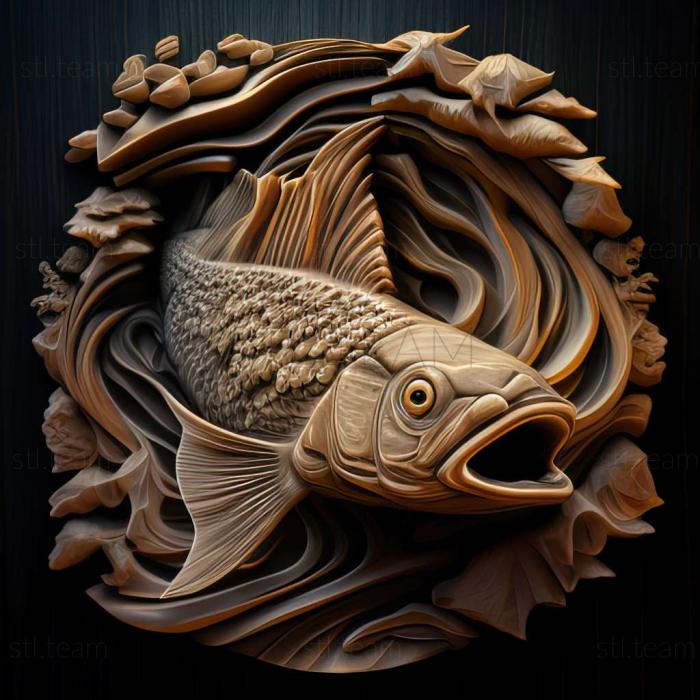 3D модель Морська риба юнкер (STL)